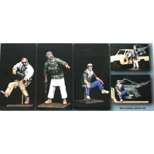 1/35 scale Middle East Militants Miniatures Resin Model Upgrade Kit figure Free Shipping