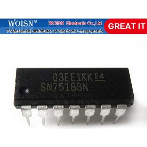 1pcs/lot SN75188N SN75188AN SN75188 MC1488N DIP-14 new ic In Stock