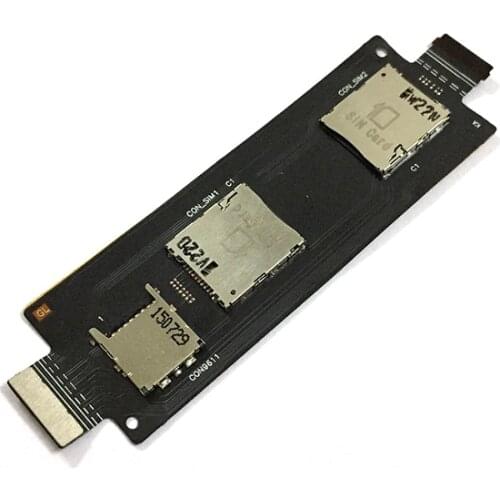 10PCS For ASUS Zenfone 2 5.5 ZE550ML ZE551ML Sim Card Reader Tray Micro SD Memory Card Holder Slot Flex Cable Repair Parts