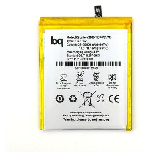 100% Original 2900mAh Battery For BQ Battery 2900 For BQ Aquaris X5 Mobile Phone In Stock Latest Production +Tracking Number