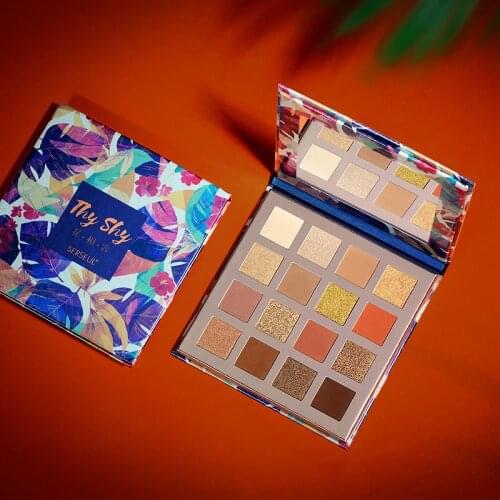 16 cores sombra pallete matte shimmer sombra de olho ins prova dwaterproof olho maquiagem feminino