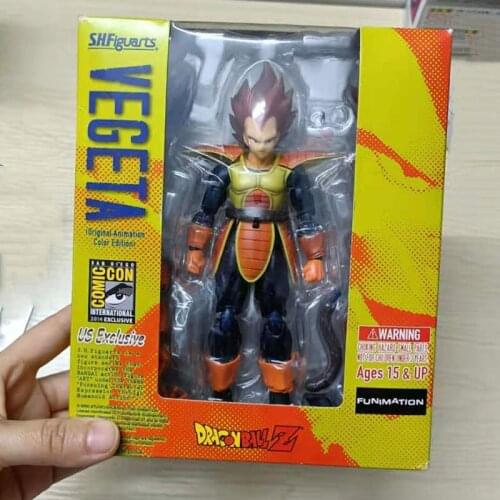 Anime Dragon Ball Z Action Figure SHF Vegeta Exclusive Version Movable Model Toys for Children Collectible Gift Dolls Vegeta Toy