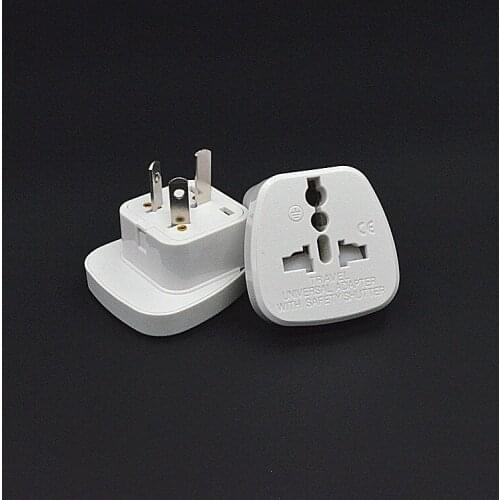 White/ black 3pin AU Australia New Zealand Power Converter Electric Plug power Socket Adapter US/UK/EU to AU NZ Travel Socket