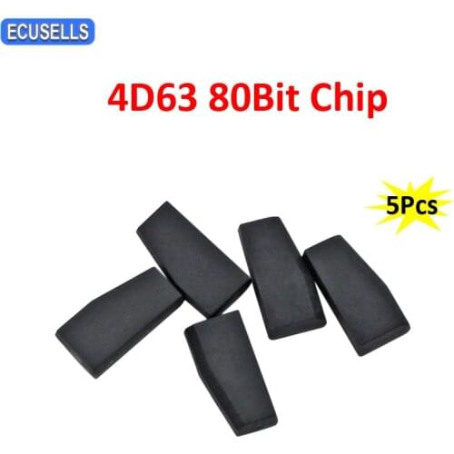 5Pcs/Lot 4D63 Virgin Transponder Chip ID4D63 Carbon 80 Bit Chip 4D63 80Bits Chip ID83 for Ford for Mazda for Lincoln for Mecury