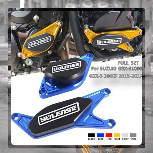 For SUZUKI GSX-S1000 GSXS1000 / F GSX-S1000F GSX S1000 2015-2017 Motorcycle Engine Crash Guard Stator Cover Slider Protector