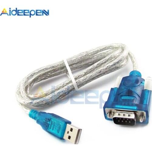 USB to RS232 Serial Port 9 Pin DB9 Cable Serial COM Port Adapter Convertor USB 1.1/2.0 Support Windows 98/Se/ME/2000/XP