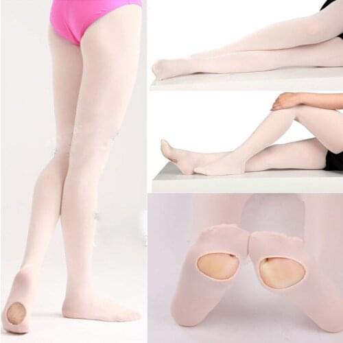 S M L Convertible Tights Slim Dance Stocking Tights Ballet Pantyhose for Kids & Adults