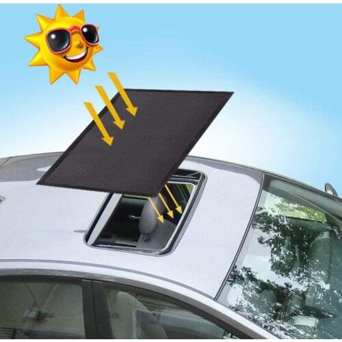 Car Sunroof Sun Shade Breathable Mesh Car Roof Cover Quick Intstall UV Sun Protection