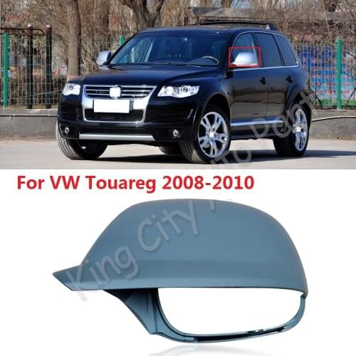 CAPQX For Volkswagen Touareg 2008 2009 2010 Side Rear View Mirror Cover Rearview Mirror Lid Housing Mirror Garnish Cap Shell