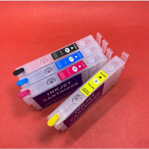 YOTAT Refillable Ink Cartridge T407 407XL T407XL No chip for Epson WorkForce Pro WF-4745 / WF-4745DTWF printer