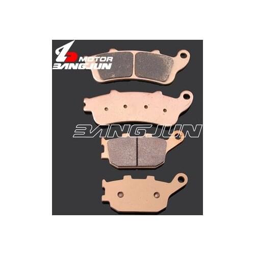 Motorcycle Front Rear Metal Brake Pads For HONDA NSS250 FORZA250 2000-2004