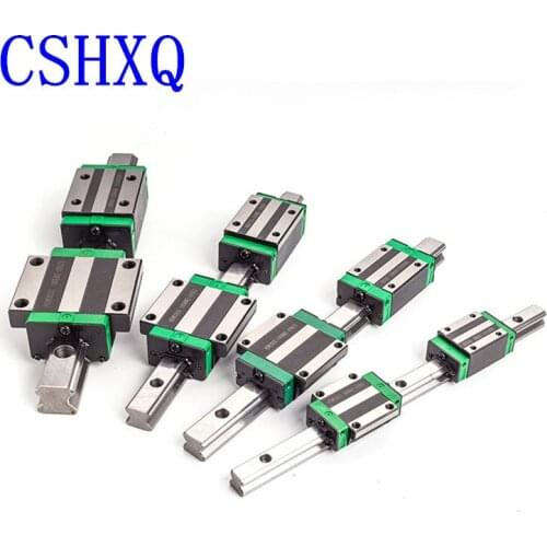 Guides for Machine Square Linear Guides Rail HGR15/20/25-Length 200mm-1400mm + HGH15/20/25CA or HGW15/20/25CC Carriage Sliders