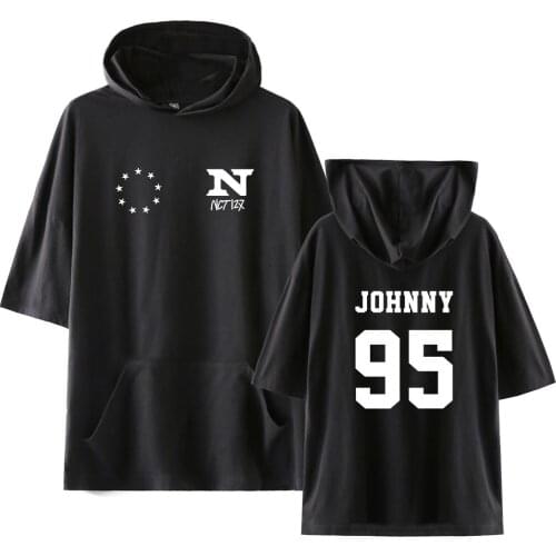 Nct 127 Neo Men Casual Cap Short Sleeve T-shirt