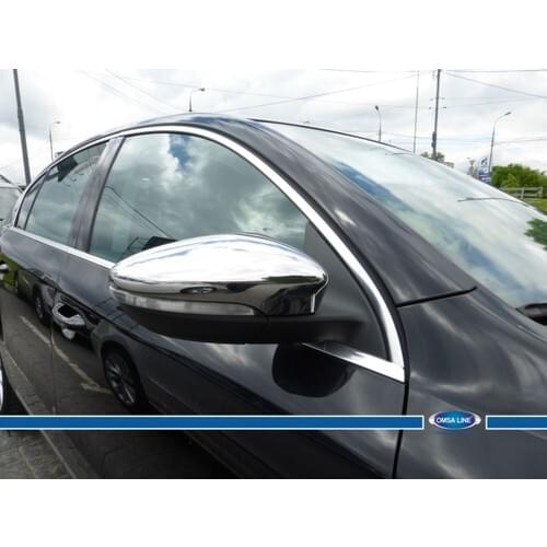Omsaline Fit For Volkswagen Jetta Mirror Cover 2011 After Chrome Styling Mirror Cover Stainless Steel