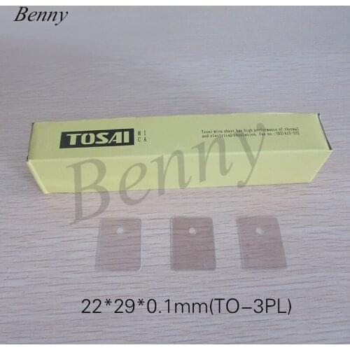 Transparent and high temperature mica power amplifier with TO-3P/TO-247 20*25*0.07mm hole / no hole