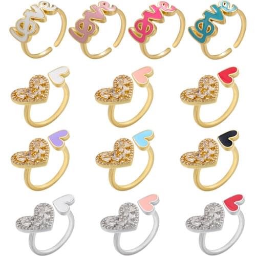 Кольца с кристаллами QMHJE China At AliExpress