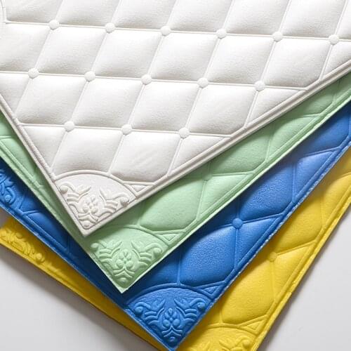 3d Wall Stickers Anti-collision Self-adhesive Wall Stickers Living Room Bedroom Decoration TV Background Wall Paper