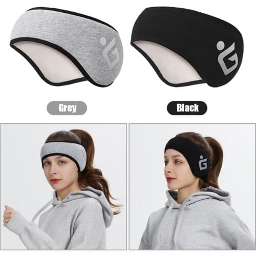 Sports Headband Ear Warmers Men Women Winter Cycling Workout Yoga Running Jogging Bicycle Motorcycle Windproof Warm Earmuffs