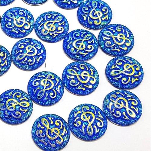 GOrgeous Resin Round 16mm Royal Blue Rhinestone Strass Crystal Sewing Accessories Evening Dress Costumes Crafts Diy Decor Bling