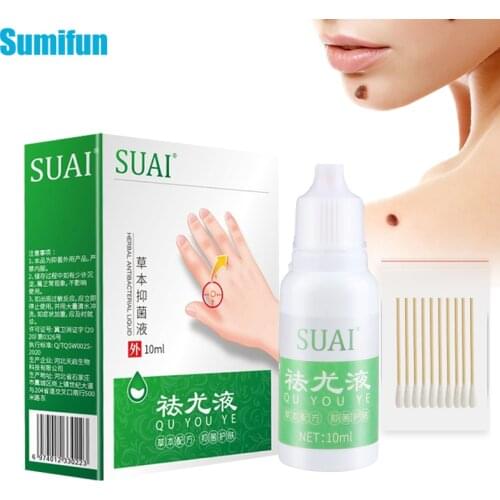 10 ml Warts Liquid Treatment Skin Tag Plantar Wart Herbal Essence Oil Dark Spot Painless Removal Against Big Moles Skin Care