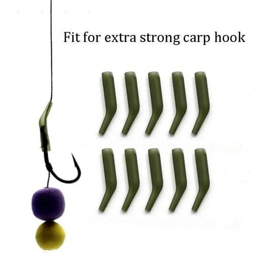 20pcs Carp Fishing Accessories Terminal Anti Tangle Sleeves For Carp Fishing Hook Line Aligner Carp Feeder Hair Rigs Fish Tackle