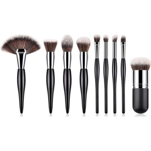 8/9PCS MakeUp Brushes Set special design handle for Foundation Concealer Highlighter Powder Blusher Eyeshadow Brush kit T09015