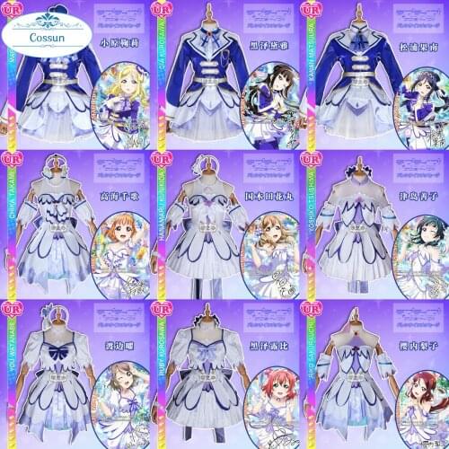 Anime! Lovelive! Sunshine!! Gekijouban Brightest Melody Chika You Hanamaru Ruby Lovely Uniform Cosplay Costume Free Shipping