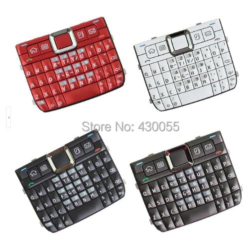 White/Black/Red/Grey New Housing Home Function Main Keypads Keyboards Buttons Cover For Nokia E71 , Free Shipping