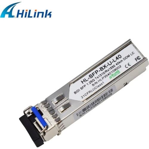 Free shipping! SFP BIDI Module 1310/1550 40km 1000 Base 1.25g WDM Single Fiber SFP Transmitter and Receiver