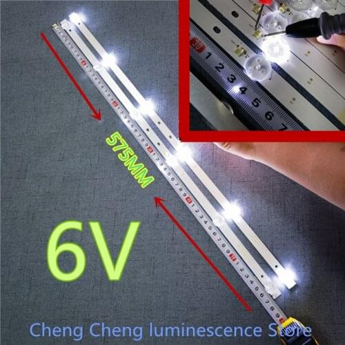 4piece/lot for 6 LED HL-00320A30-0601S-07 A1 2 6 silver IP-LE32/495523 hl-00320a30 6V 585mm 100%NEW