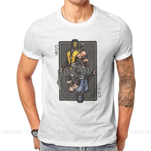 Mortal Kombat Video Game Scorpion vs Sub Zero Classic T Shirt Grunge Summer Oversized Cotton Mens Tops Harajuku Crewneck TShirt