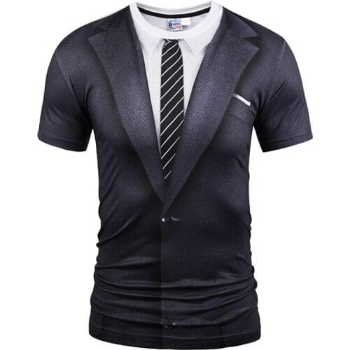 T-Shirt 3D Printing Short Casual Modal O-Neck T-shirt Suit Printing West Cowboy Funny Personality Tops