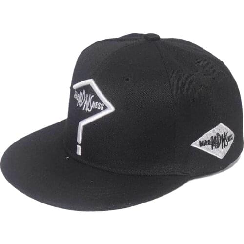 Hip Hop Caps Embroidery Letters Flower Snapback Hat for Men Women Adult Outdoor Casual Adjustable Sun Baseball Cap