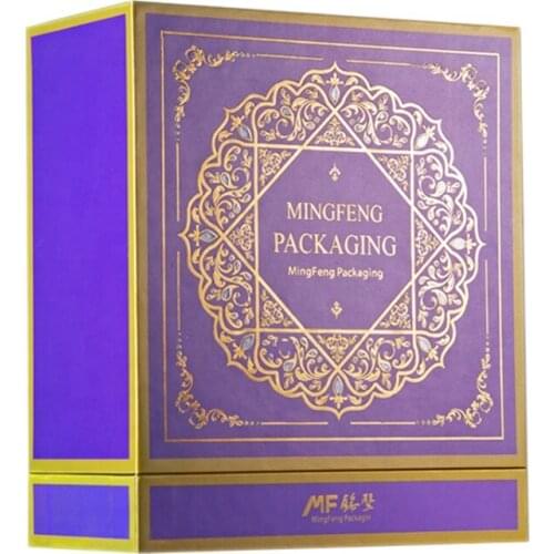 Custom Luxury Perfume Packaging Boxes With Gold Stamping Logo Perfume box paper gift box manufactur