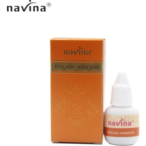 Navina Orange Package Glue Quick Dry Low Odor False Eyelash Glue Plant Glue For Fake Eyelash Extension Glue cilios