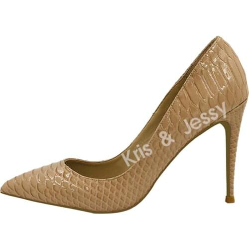 Кожаные туфли-лодочки Kris & Jessy China At AliExpress