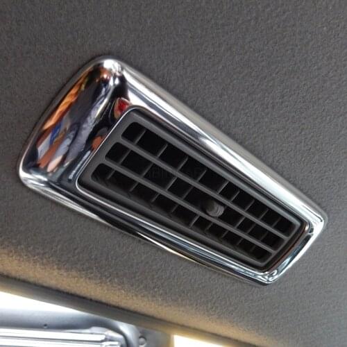 For Toyota Land Cruiser Prado 120 J12 2700 FJ120 2003-2009 Roof vent outlet cover trim vent sticker steam plate air outlet trim