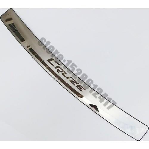 Stainless steel Rear bumper Protector Sill For Chevrolet cruze Sedan 2009 2010 2011 2012 2013 2014 car styling