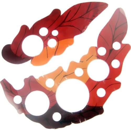 1 Sets Grape Leaf Hole Design Acoustic Guitar Pickguard Anti-scratch Plate for round back ovation guitar accessories