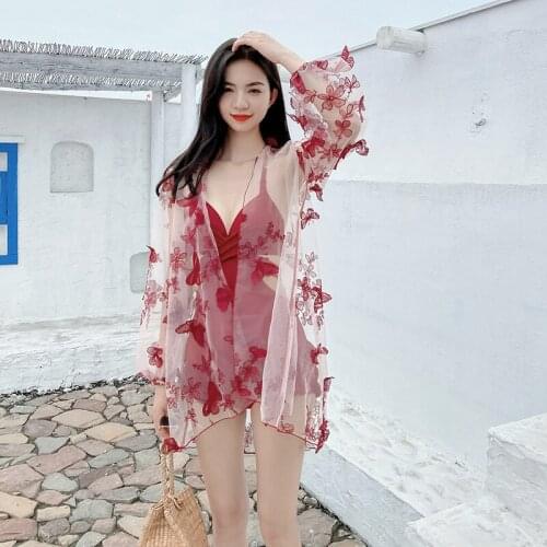 2021 New Long Sleeve Women Swimsuit Swimwear Black Surfing Suit High Neck Suit Push Up Bathing Suit Swimming Beachwear