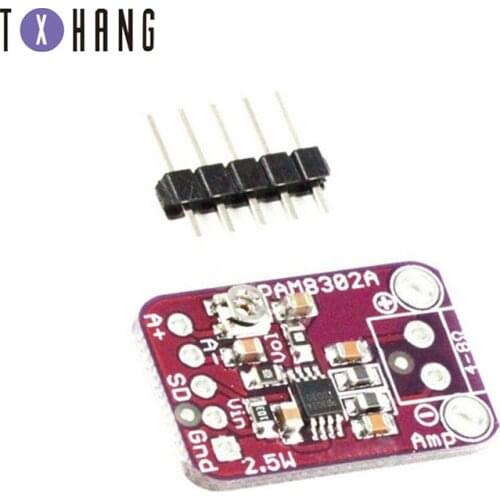 PAM8302 2.5W single channel Class D Audio power amplifier module PAM8302A development board