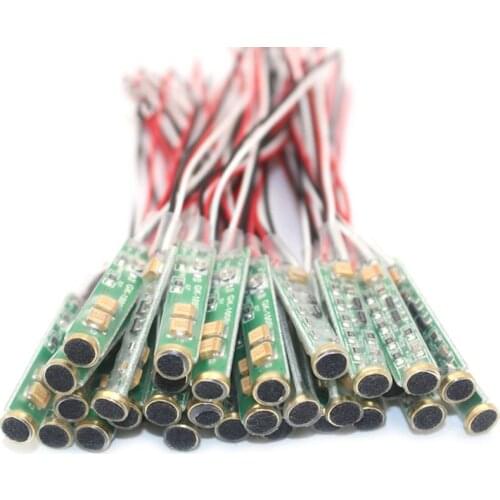 Output Volume Adjustable Special MIC Microphone Module Audio Pickup Adapter Module with Pre-amplifier for CCTV IP Camera Accesso