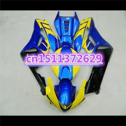 Blue yellow black ABS fairings for CBR1000RR 04 05 CBR1000 04-05 abs CBR 1000RR 2004-2005 1000 RR 2004 2005 fairing kit