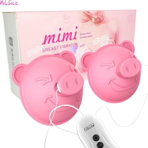 Nipple Suckers Stimulation Tongue Licking Breast Rechargeable Clitoral Vibrator Masturbator Massager Sex Toys for Women Couples