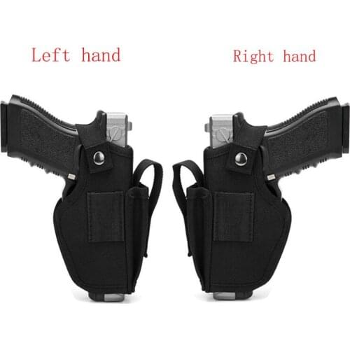 Tactical Left Right Hand Nylon Universal Gun Holster Bag Waist Hunting Airsoft Gun Case for Glock Colt 1911 Beretta M9 P226