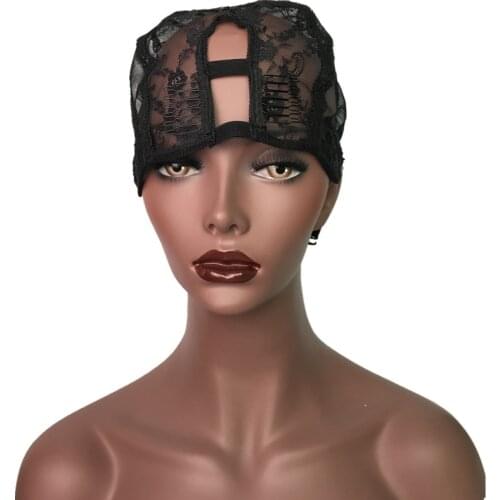 U Part Wig Cap Top Quality S M L Size Left Centre Right Parting U Part Cap For Making Wigs Adjustable Straps Back
