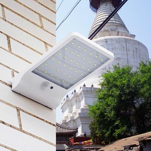 36LED 450LM Outdoor LED Solar Power Street Wall Lamp PIR Motion Sensor Garden Security Lamp Waterproof IP65 Wireless Wall Lights