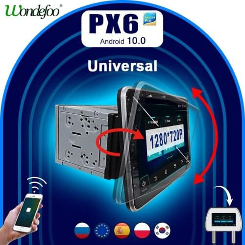 Universal PX6 2 din Android 10 car radio car stereo Navigation GPS 2din auto audio autoradio bluetooth screen multimedia player