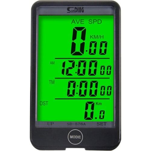 Bicycle Speedometer Digital Bike Computer Smart Back Light Multifunction Waterproof Big Display Sports Wireless