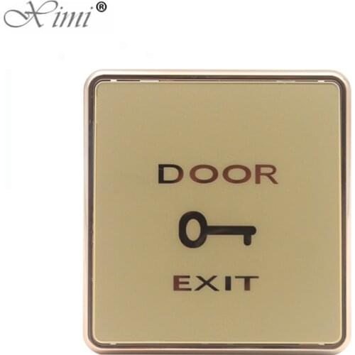 Door Exit Switch Release Push Button Switch COM NO NC pins Switches with copper material for Door Lock Access Control System